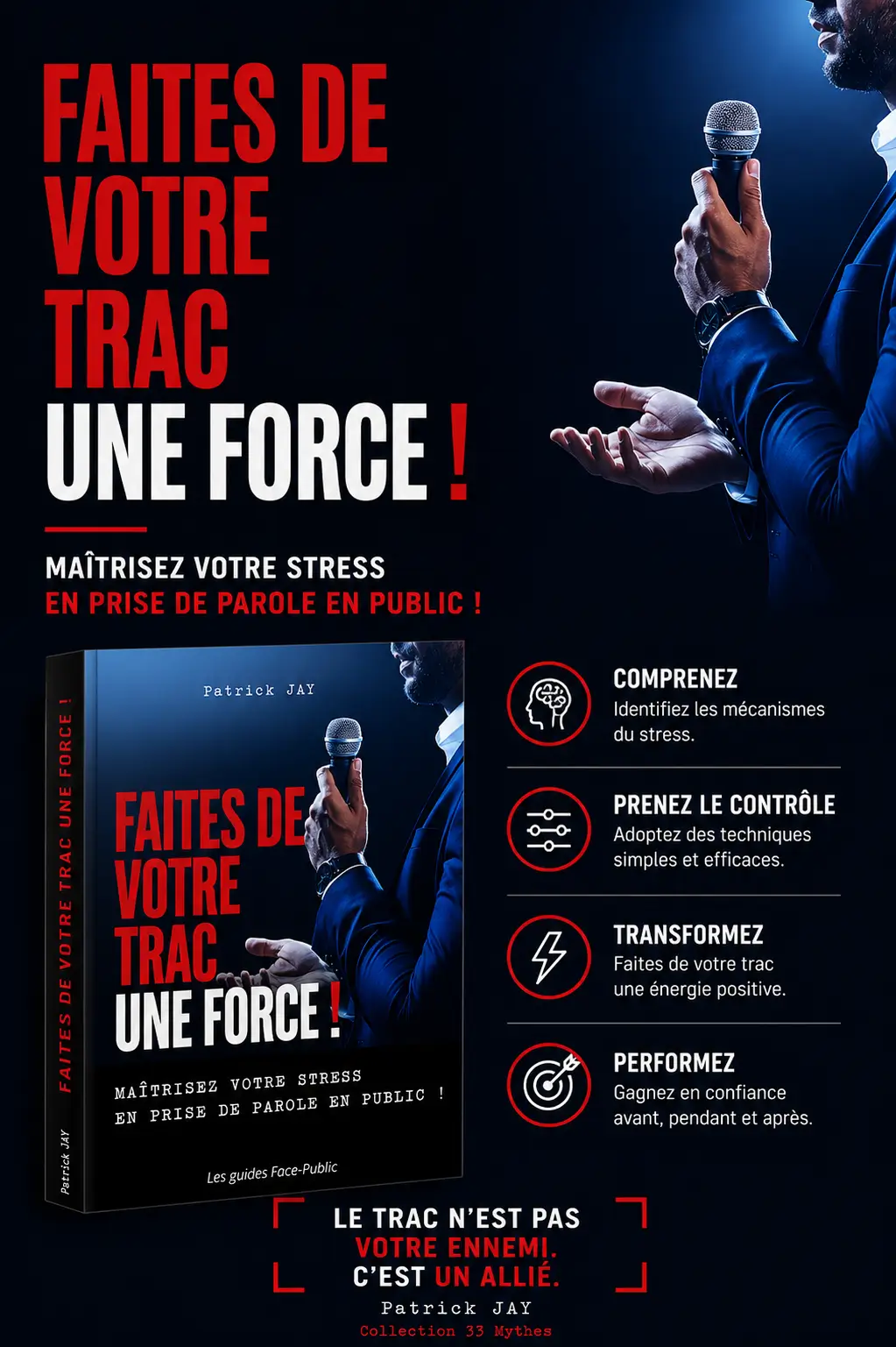 Guide Faites de votre trac une force Patrick JAY